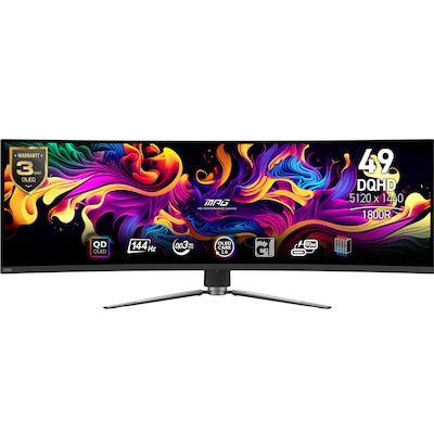 MSI MPG 491CQPDE QD-OLED 124,5cm (49") DQHD Monitor Curved 32:9 HDMI/DP/USB-C von MSI