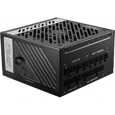 MSI MPG A1000G 1000 Watt ATX 80+ Gold Netzteil PCIe5.0 vollmodular 135mm Lüfter von MSI