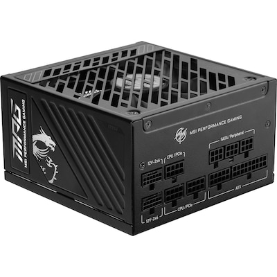 MSI MPG A1250GS 1250 Watt ATX 3.1 PCIr 5.1 80+ Gold Netzteil 135mm Lüfter MSI MPG A1250GS 1250 Watt ATX 3.1 PCIr 5.1 80+ Gold Netzteil 135mm Lüfter von MSI