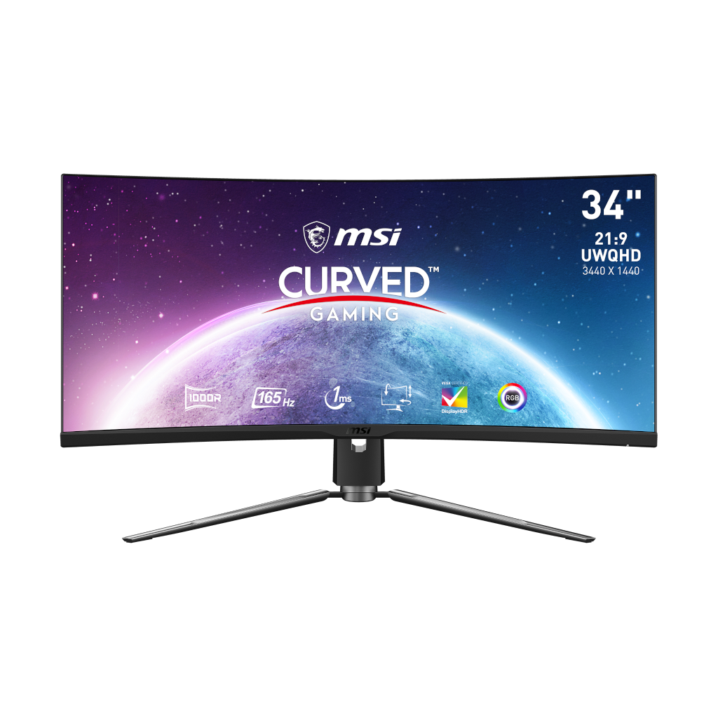 MSI MPG ARTYMIS 343CQRDE Gaming Monitor - Curved, 165Hz GAMING MONITOR FÜR PS5 von MSI