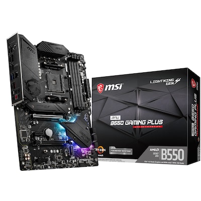 MSI MPG B550 Gaming Plus ATX Mainboard Sockel AM4 M.2/DP/HDMI von MSI