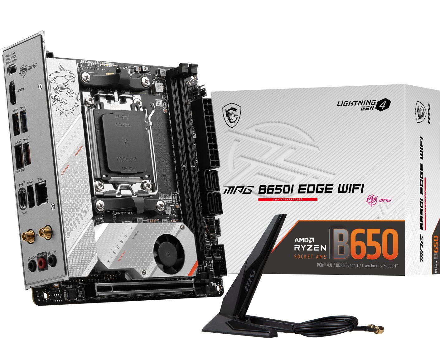 MSI MPG B650I EDGE WIFI Gaming Mainboard Sockel AM5 von MSI