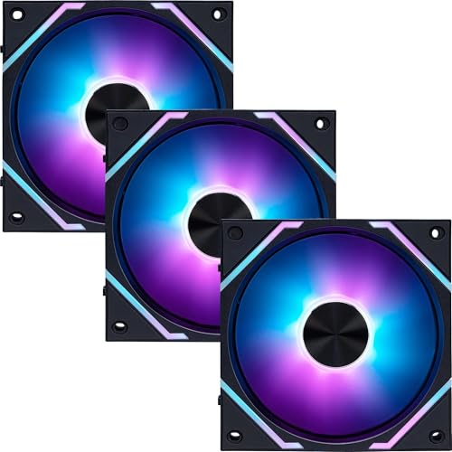 MSI MPG EZ120 ARGB Lüfter - 120 mm ARGB-Lüfter, fluiddynamisches Lager mit zusätzlicher Mutterbefestigung, Mystic Light & Cooling Wizard Unterstützung mit MSI Mainboards von MSI