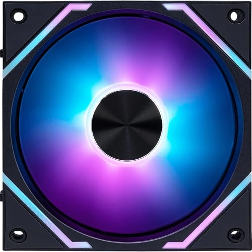 MSI MPG EZ120 ARGB Lüfter - 1x 120 mm ARGB-Lüfter, fluiddynamisches Lager mit zusätzlicher Mutterbefestigung, Mystic Light & Cooling Wizard Unterstützung mit MSI Mainboards von MSI