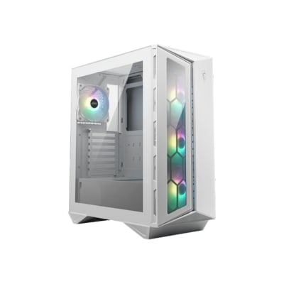 MSI MPG Gungnir 110R MIDI Tower Gaming Gehäuse, Echtglas Seitenfenster Weiß von MSI