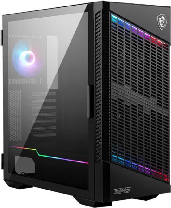 MSI MPG VELOX 100P AIRFLOW Computer-Gehäuse Midi Tower Schwarz (306-7G18P21-809) von MSI