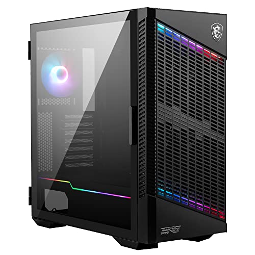 MSI MPG VELOX 100P AIRFLOW Mid-Tower PC-Gehäuse, geeignet für E-ATX-Mainboard, Seitenpanel aus gehärtetem Glas, optimiert für Airflow, Mystic Light, unterstützt 2x 360mm-Kühler, seitliche Lufteinlässe MSI MPG VELOX 100P AIRFLOW Mid-Tower PC-Gehäuse, geeignet für E-ATX-Mainboard, Seitenpanel aus gehärtetem Glas, optimiert für Airflow, Mystic Light, unterstützt 2x 360mm-Kühler, seitliche Lufteinlässe von MSI