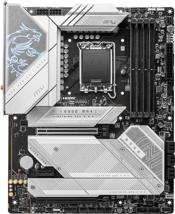 MSI MPG Z790 EDGE TI MAX WIFI - Mainboard - ATX - Intel Z790 - 1700 -  - SATA/ATA - 3 Jahre mit Vorabaustausch-Service (7E25-001R) von MSI
