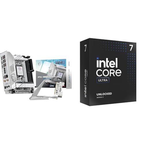MSI MPG Z890I Edge TI WiFi + Intel® Core™ Ultra 7 Desktop-Prozessor 265K 20 Kerne von MSI
