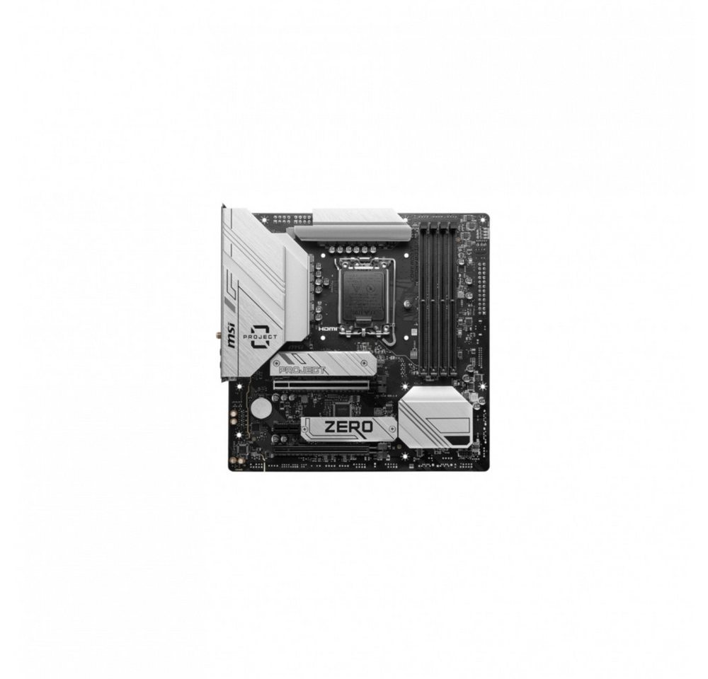 MSI MSI B760M Project Zero mATX Mainboard Sockel 1700 WiFi6E Computer-Kabel, Integriertes WiFi6E für schnelle Verbindung MSI MSI B760M Project Zero mATX Mainboard Sockel 1700 WiFi6E Computer-Kabel, Integriertes WiFi6E für schnelle Verbindung von MSI