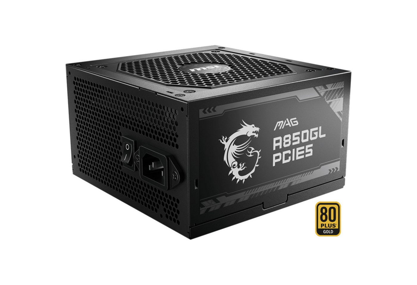 MSI MSI MAG A850GL PCIE5, PC-Netzteil, (1x 12VHPWR, 4x PC-Netzteil MSI MSI MAG A850GL PCIE5, PC-Netzteil, (1x 12VHPWR, 4x PC-Netzteil von MSI