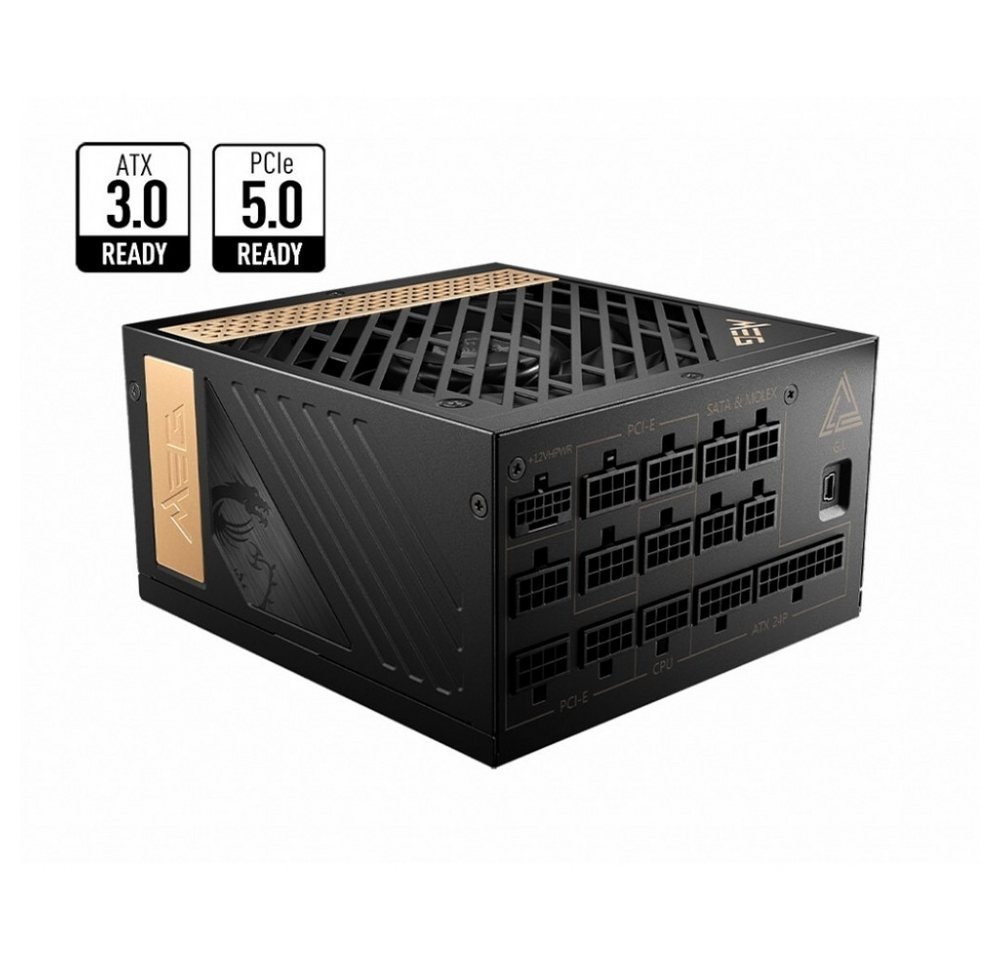 MSI MSI MEG Ai1300P 1300W ATX 3.0 Netzteil 80+ Platin Notebook-Netzteil MSI MSI MEG Ai1300P 1300W ATX 3.0 Netzteil 80+ Platin Notebook-Netzteil von MSI