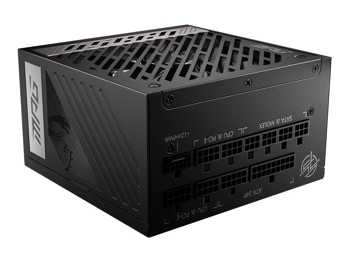 MSI MSI MPG A850G 850 Watt ATX 80+ Gold Netzteil PCIe5.0 vollmodular 135mm PC-Netzteil MSI MSI MPG A850G 850 Watt ATX 80+ Gold Netzteil PCIe5.0 vollmodular 135mm PC-Netzteil von MSI