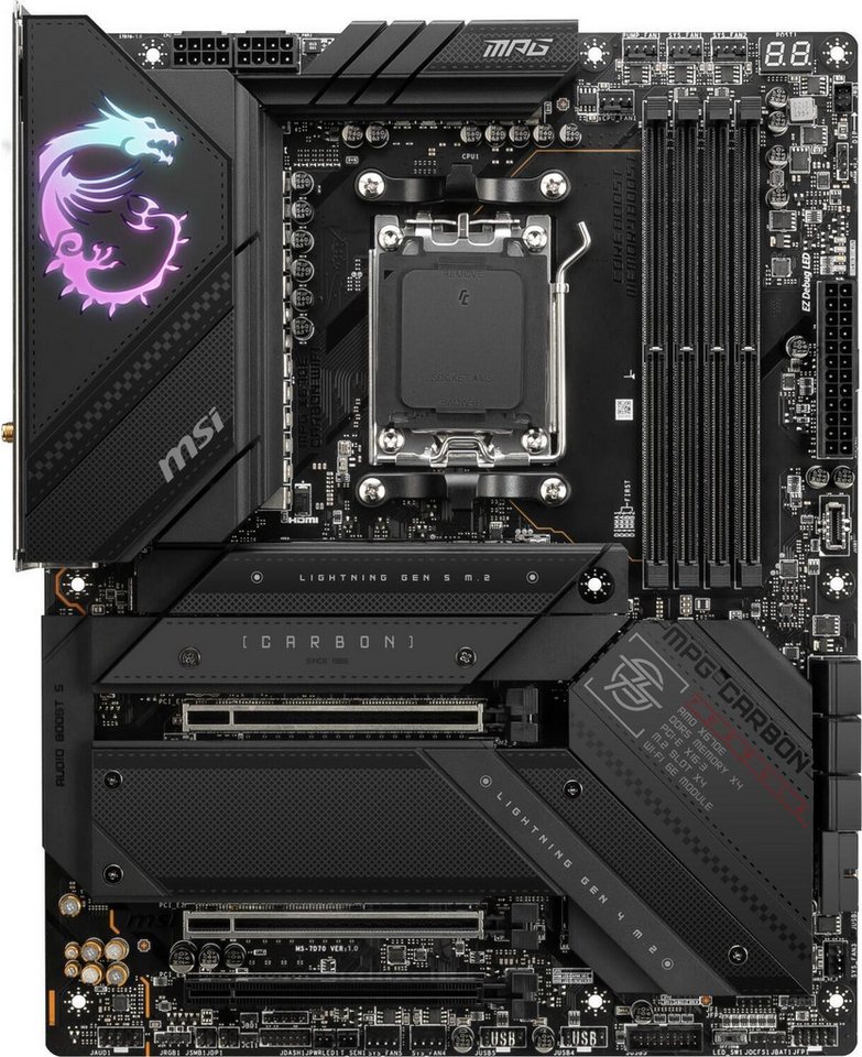 MSI MSI MPG X670E Carbon WIFI7D70-001R Mainboard MSI MSI MPG X670E Carbon WIFI7D70-001R Mainboard von MSI