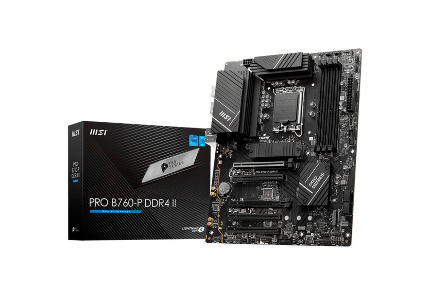 MSI MSI PRO B760-P DDR4 II, Mainboard Mainboard Mystic Light MSI MSI PRO B760-P DDR4 II, Mainboard Mainboard Mystic Light von MSI