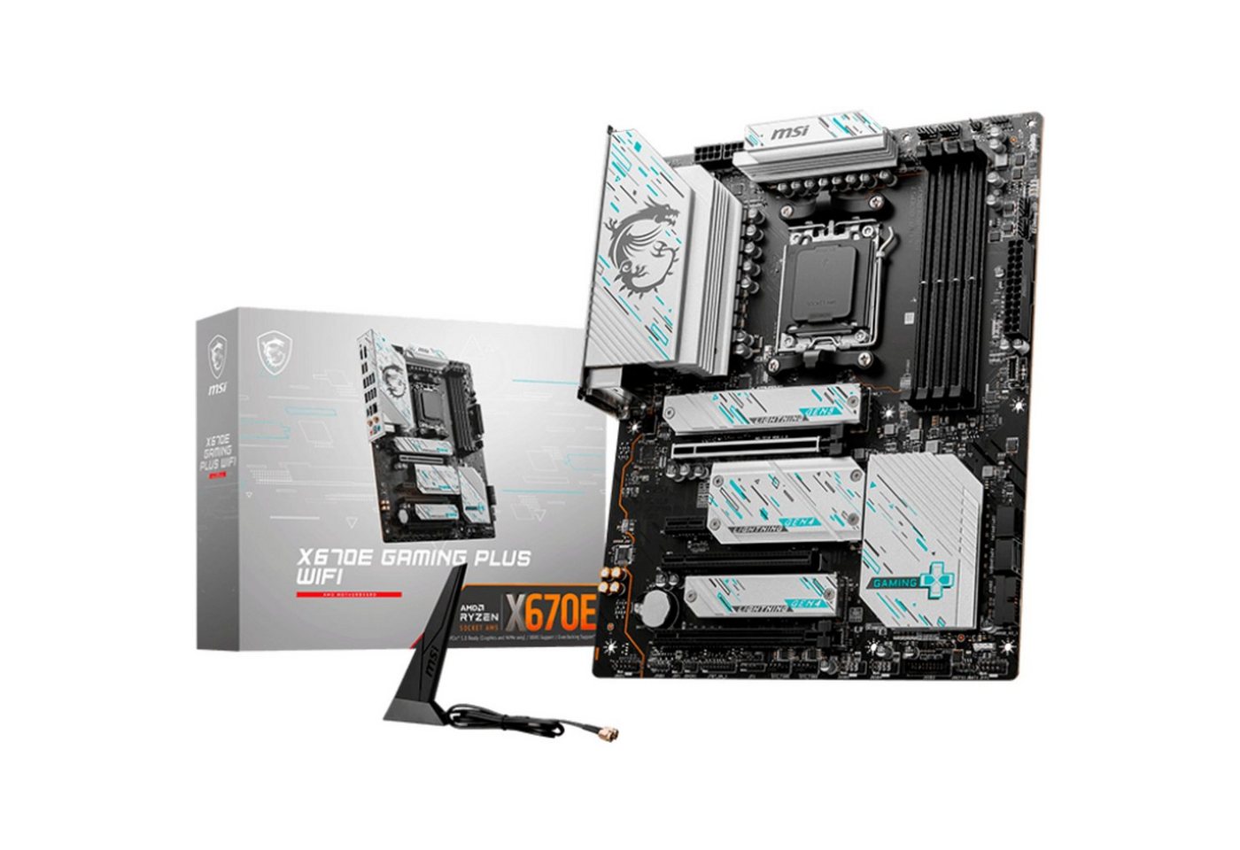 MSI MSI X670E GAMING PLUS WIFI, Mainboard Mainboard MSI MSI X670E GAMING PLUS WIFI, Mainboard Mainboard von MSI