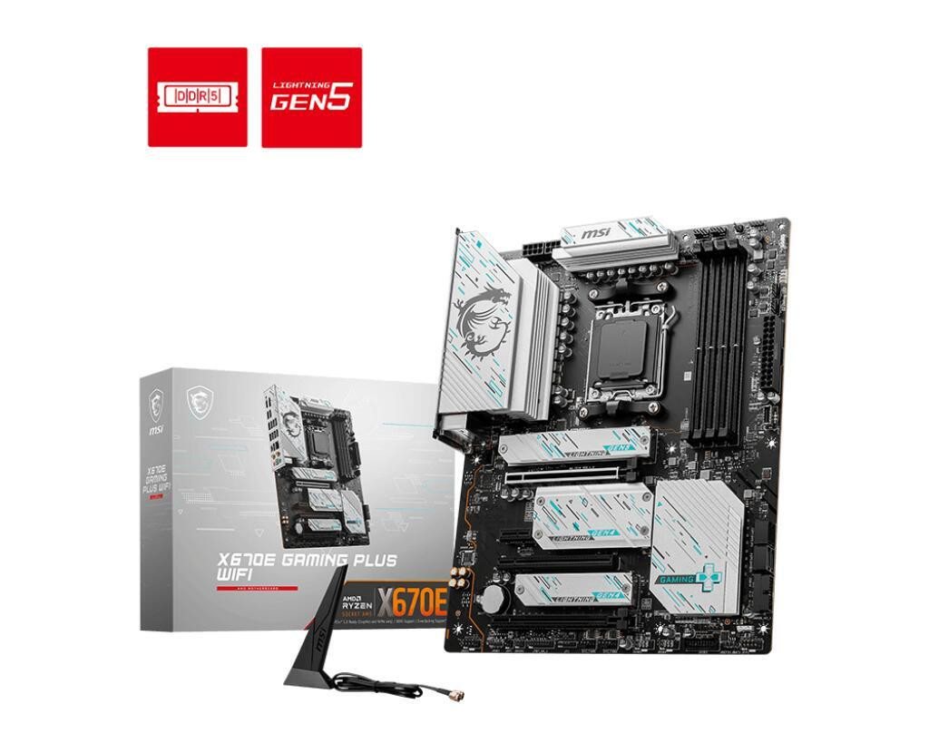 MSI MSI X670E Gaming Plus Wifi Mainboard MSI MSI X670E Gaming Plus Wifi Mainboard von MSI