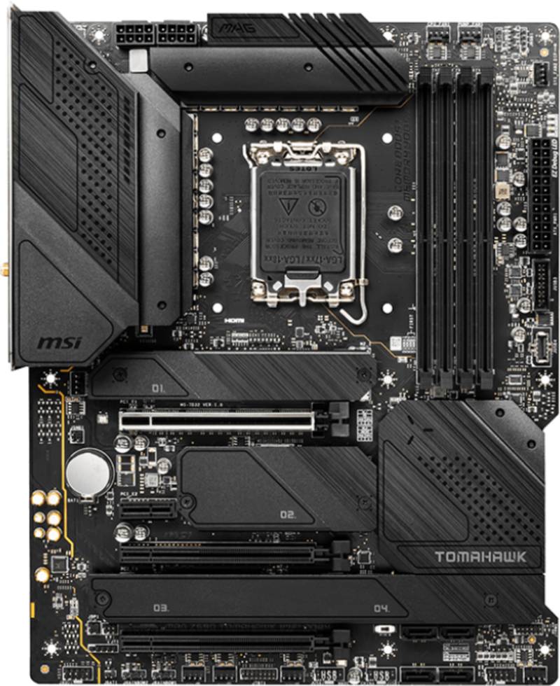 MSI Mainboard MSI MAG Z690 TOMAHAWK WIFI DDR4 (ATX) von MSI