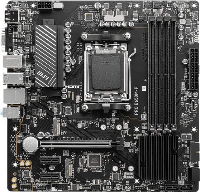 MSI Mainboard MSI PRO B650M-P von MSI