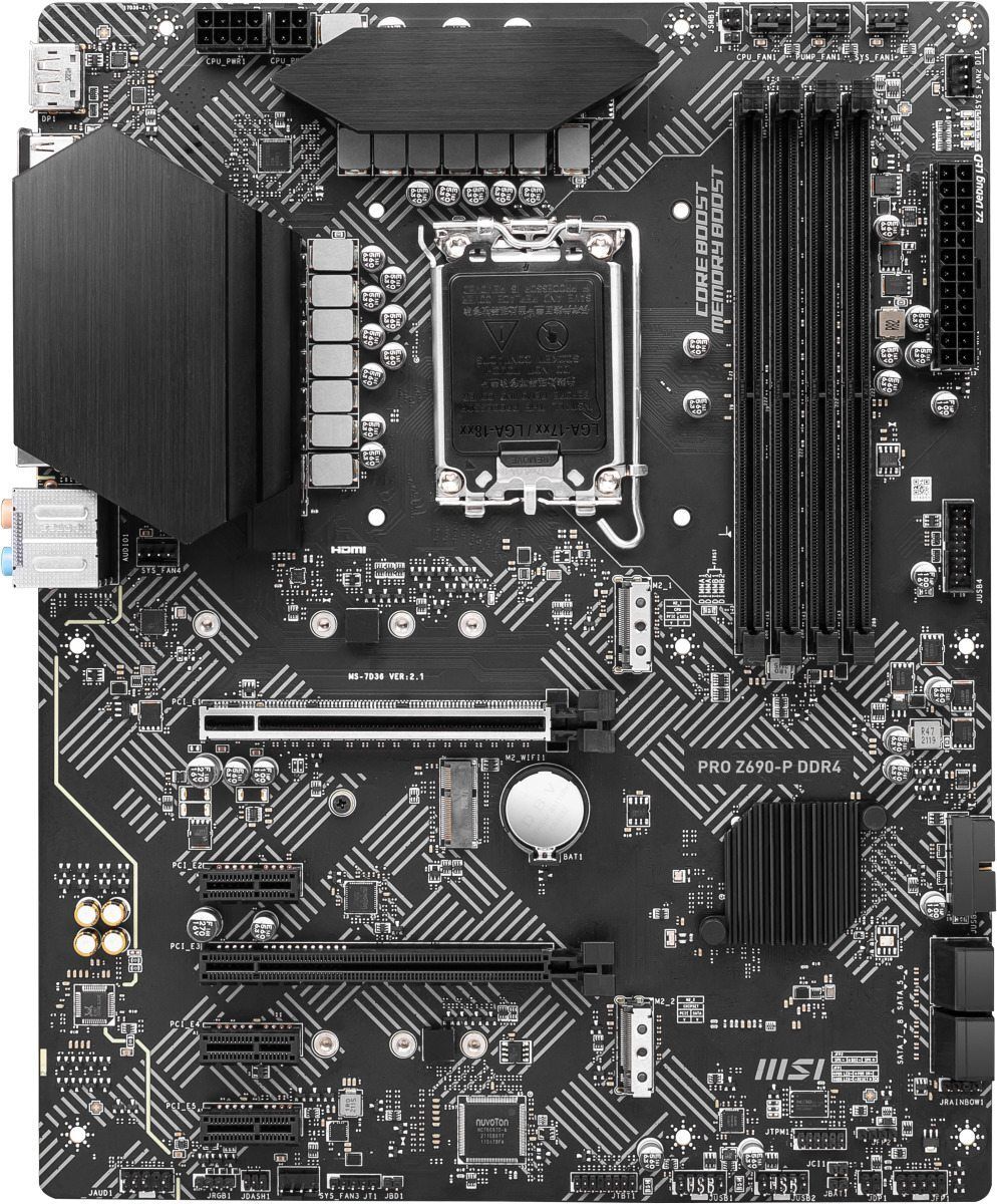 MSI Mainboard MSI PRO Z690-P (ATX) von MSI