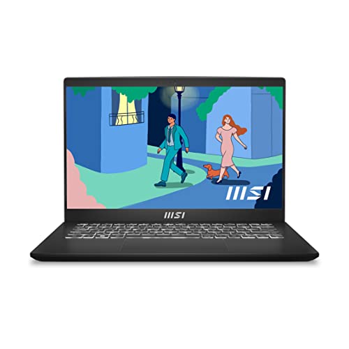 MSI Modern 14 C13M-414XFR: Intel Core i5 1335U – 8GB LPDDR4 – SSD 512 GB – 38,1 cm (15 Zoll) Full HD – Tastatur Azerty mit Hintergrundbeleuchtung von MSI