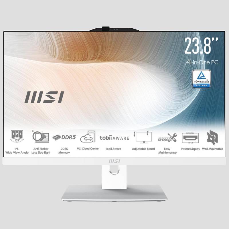 MSI Modern AM242P 1M All-in-One-PC 60cm (23,8") Weiß von MSI
