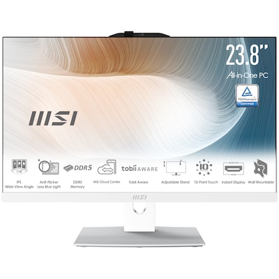 MSI Modern AM242TP 1M-1208DE Core 3 100U 16GB/256GB SSD 23,8" Touch Win11 Pro weiß MSI Modern AM242TP 1M-1208DE Core 3 100U 16GB/256GB SSD 23,8" Touch Win11 Pro weiß von MSI