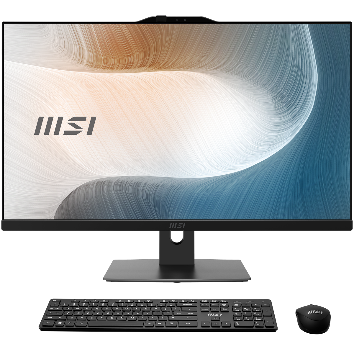 MSI Modern AM272P 1M-1064XAT All-in-One schwarz 27" (68,6cm) FHD Display, Intel Core i3-100U, 16GB DDR5 RAM, 512GB M.2 SSD, Intel Grafik, Wi-Fi 6E, Bl von MSI