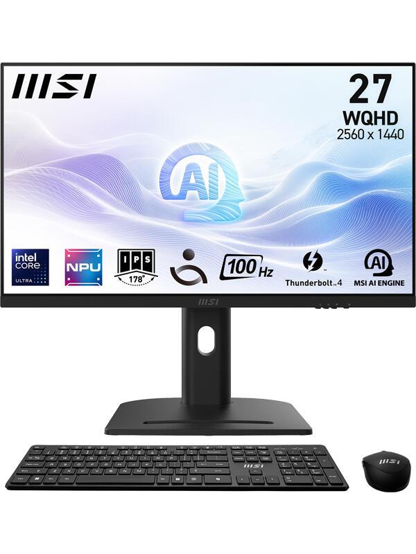MSI Modern AM273QP AI 1UM All-in-One-PC 69cm (27") Schwarz von MSI