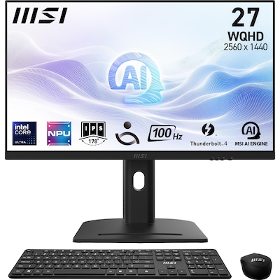 MSI Modern AM273QP AI Core Ultra 7 -155U 32GB/1TB SSD 27" All in One Win11 schwarz 1UM-006DE MSI Modern AM273QP AI Core Ultra 7 -155U 32GB/1TB SSD 27" All in One Win11 schwarz 1UM-006DE von MSI