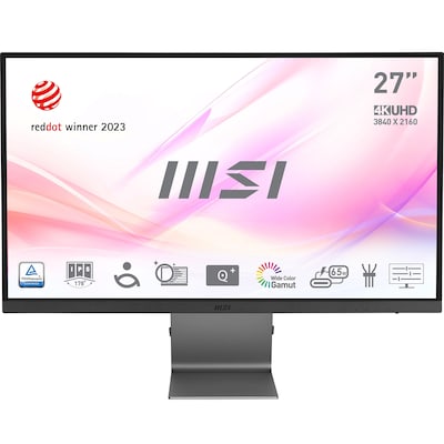 MSI Modern MD271ULDE 69cm (27") 4K IPS Design Monitor 16:9 HDMI/DP/USB-C PD65W von MSI