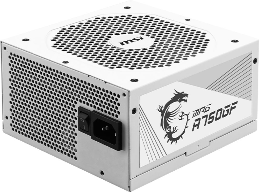 MSI Netzteil 750W MSI MPG A750GF WHITE MSI Netzteil 750W MSI MPG A750GF WHITE von MSI