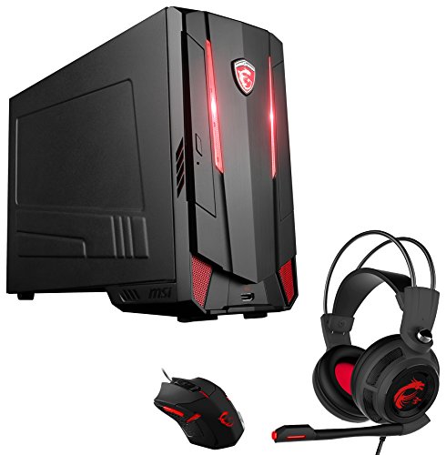 MSI Nightblade MI3 VR7RC-002DE Gaming-PC inkl. MSI Gaming Pack (Intel Core i7-7700, Nvidia GeForce GTX1060 6GB, 2 x 8GB DDR4, 128GB SSD, Windows 10 Home) schwarz von MSI