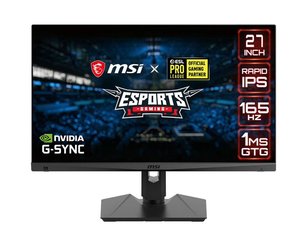 MSI Optix MAG274QRF-QD - LED-Monitor - 69 cm (27) - 2560 x 1440 WQHD @ 165 Hz - IPS - 300 cd/m² - 1000:1 - 1 ms - 2xHDMI, DisplayPort, USB-C - Schwarz von MSI