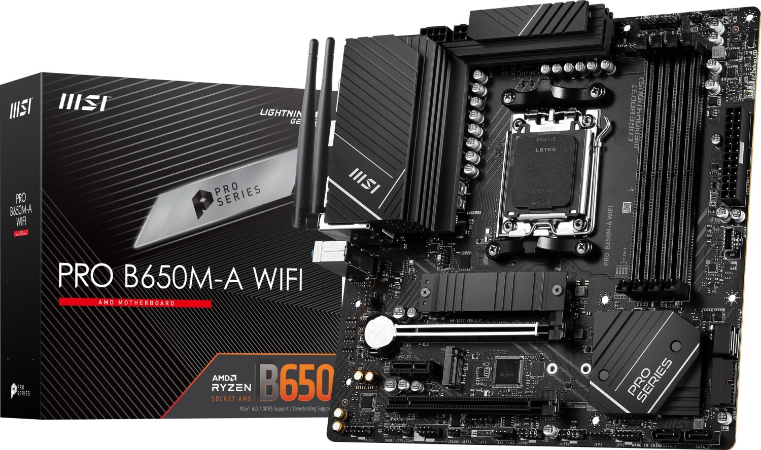 MSI PRO B650M-A WIFI Mainboard Sockel AM5 von MSI