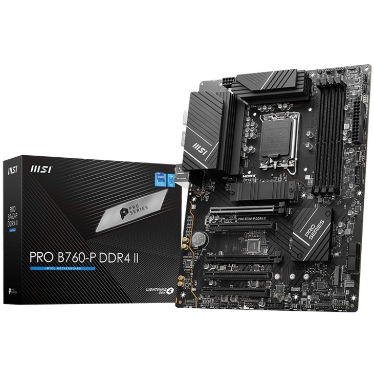 MSI PRO B760-P DDR4 II motherboard MSI PRO B760-P DDR4 II motherboard von MSI