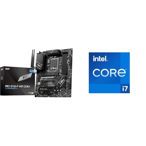 MSI PRO B760-P WiFi DDR4 Mainboard + Intel® Core™ i7-14700KF Prozessoren 20 cores von MSI