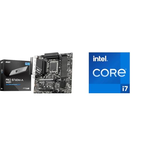MSI PRO B760M-A WiFi Mainboard + Intel® Core™ i7-14700KF Prozessoren 20 cores von MSI