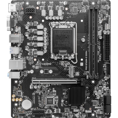 MSI PRO B760M-E DDR4 mATX Mainboard Sockel 1700 M.2/HDMI/VGA/USB3.2 von MSI