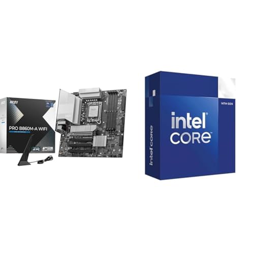 MSI PRO B860M-A WiFi + Intel® Core™ i5 Desktop-Prozessor 14400 10 Kerne von MSI