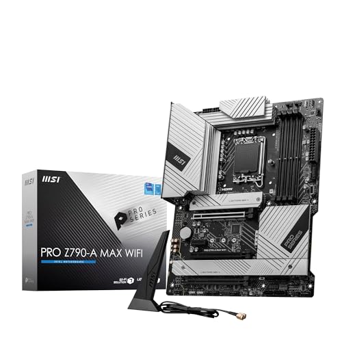 MSI PRO Z790-A MAX WiFi 14. / 13/12. Generation Intel LGA1700 Core Prozessor DDR5 Z790 Chipsatz ATX Motherboard MB6305 von MSI