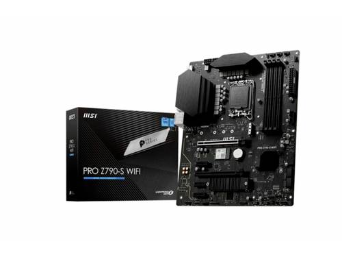 MSI PRO Z790-S Wifi Mainboard Sockel (PC) Intel® 1700 Formfaktor (Details) ATX Mainboard-Chipsatz I von MSI