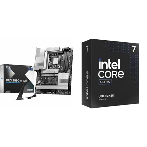 MSI PRO Z890-A WiFi Mainboard + Intel® Core™ Ultra 7 Desktop-Prozessor 265K 20 Kerne von MSI