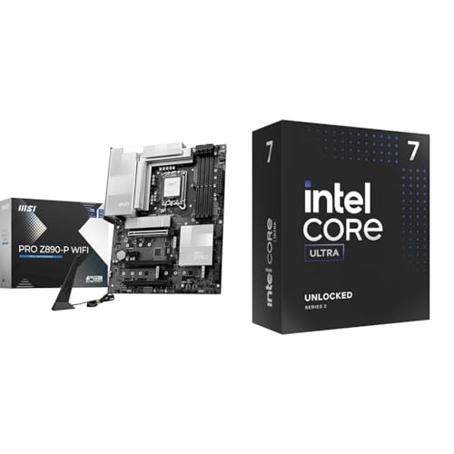 MSI PRO Z890-P WiFi Mainboard + Intel® Core™ Ultra 7 Desktop-Prozessor 265K 20 Kerne von MSI