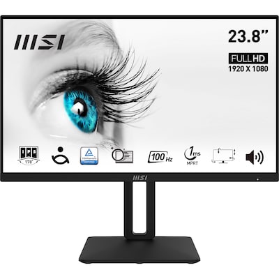 MSI Pro MP242APDE 60cm (23,8") FHD IPS Office Monitor 16:9 HDMI/DP/VGA 100Hz 4ms von MSI