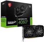 MSI RTX4060 TI Ventus 2X Black OC 16GB GDDR6 HDMI 3xDP (V517-005R) von MSI