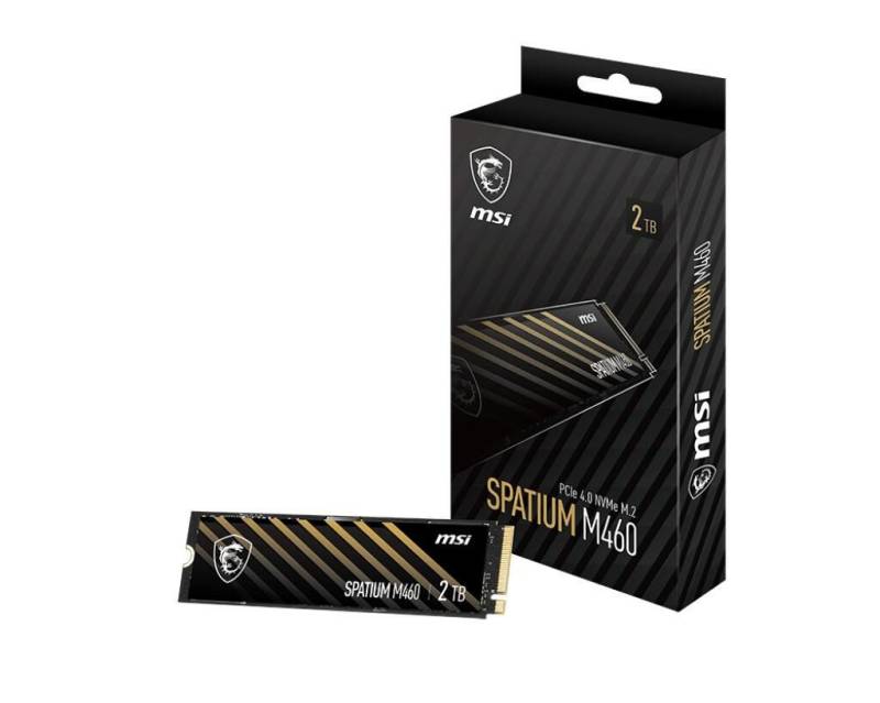 MSI SPATIUM M460 PCIe 4.0 NVMe M.2 1 TB PCI Express 4.0 3D NAND von MSI