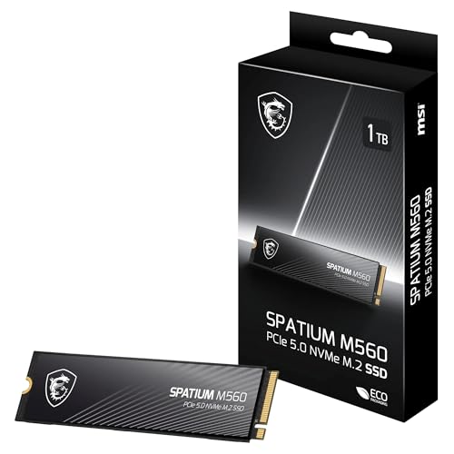 MSI SPATIUM M560 PCIe 5.0 NVMe M.2 1TB MSI SPATIUM M560 PCIe 5.0 NVMe M.2 1TB von MSI