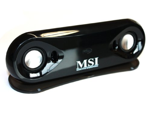 MSI Star Sound Multimedia-Lautsprecher für PC USB 2.0 schwarz von MSI