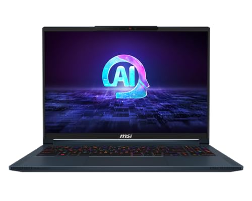 MSI Stealth 16 AI Studio A1VIG-003FR Ordinateur Portable 40,6 cm (16 Zoll) UHD Intel Core Ultra 9 185H 32 Go DDR5-SDRAM 1 von MSI